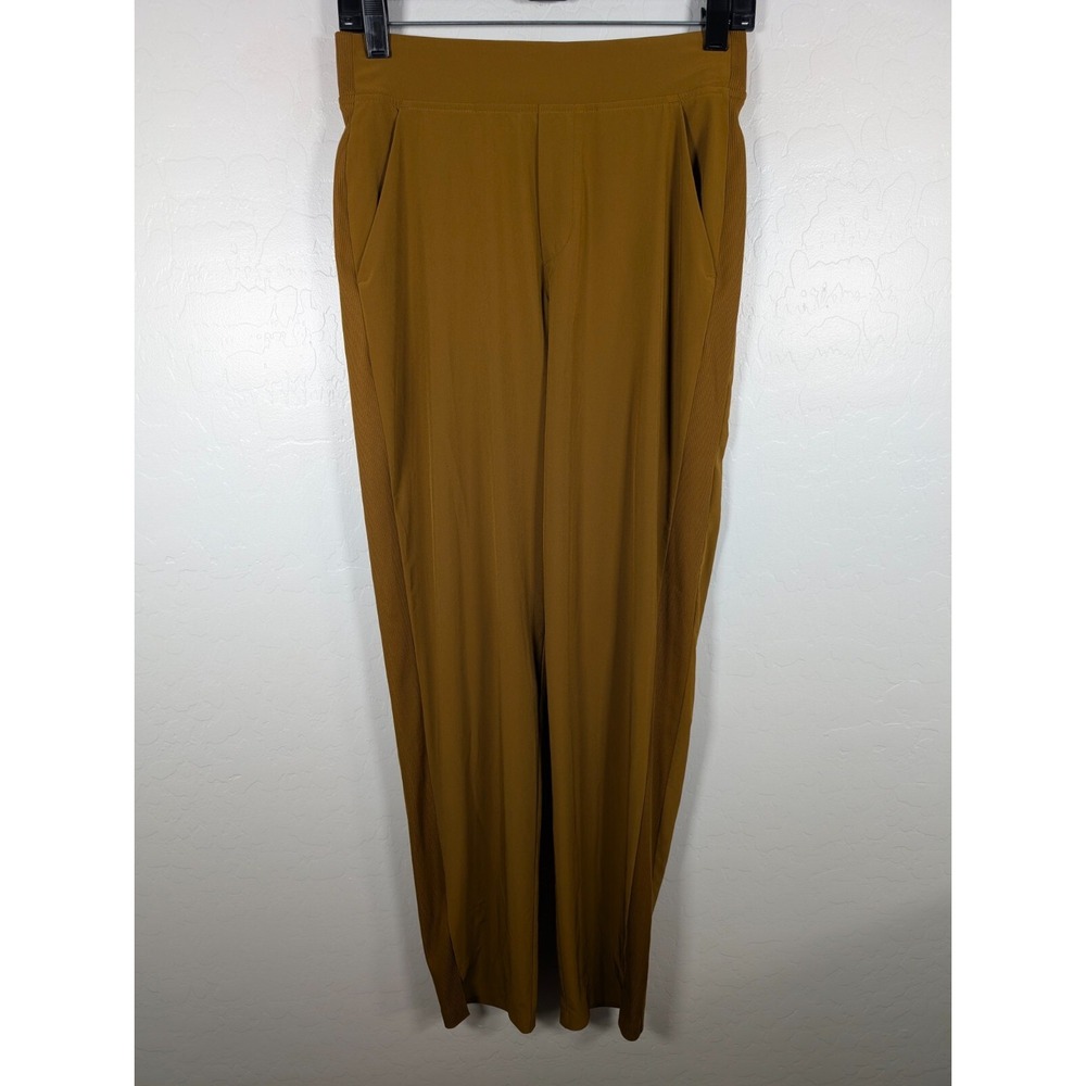 Athleta Pant Women's 2 Tall Orange Rust Brooklyn Mid-Rise‎ Ankle Pants Pockets
